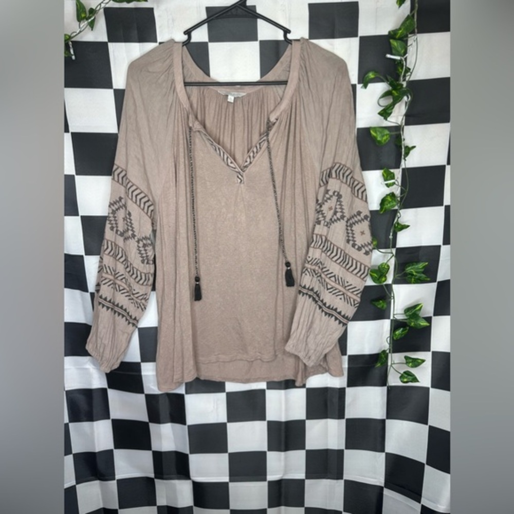 Plus size 1X lucky‎ Brand blouse